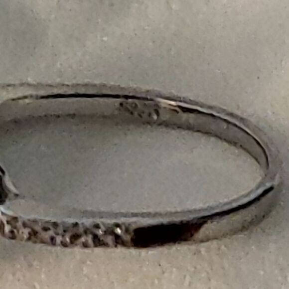 ELITE, New, JEWELRY, SIZE 7, .925 STERLING SILVER, SAPPHIRE, 7MM FW PEARL RING - Picture 10 of 10